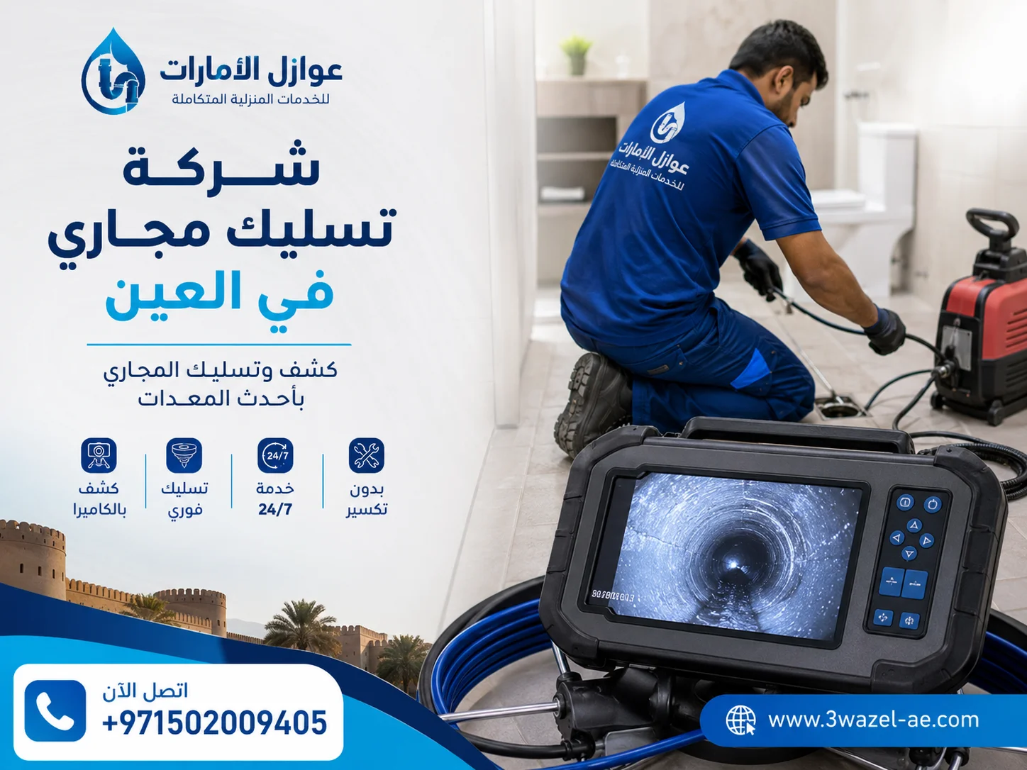 شركة تسليك مجاري في العين