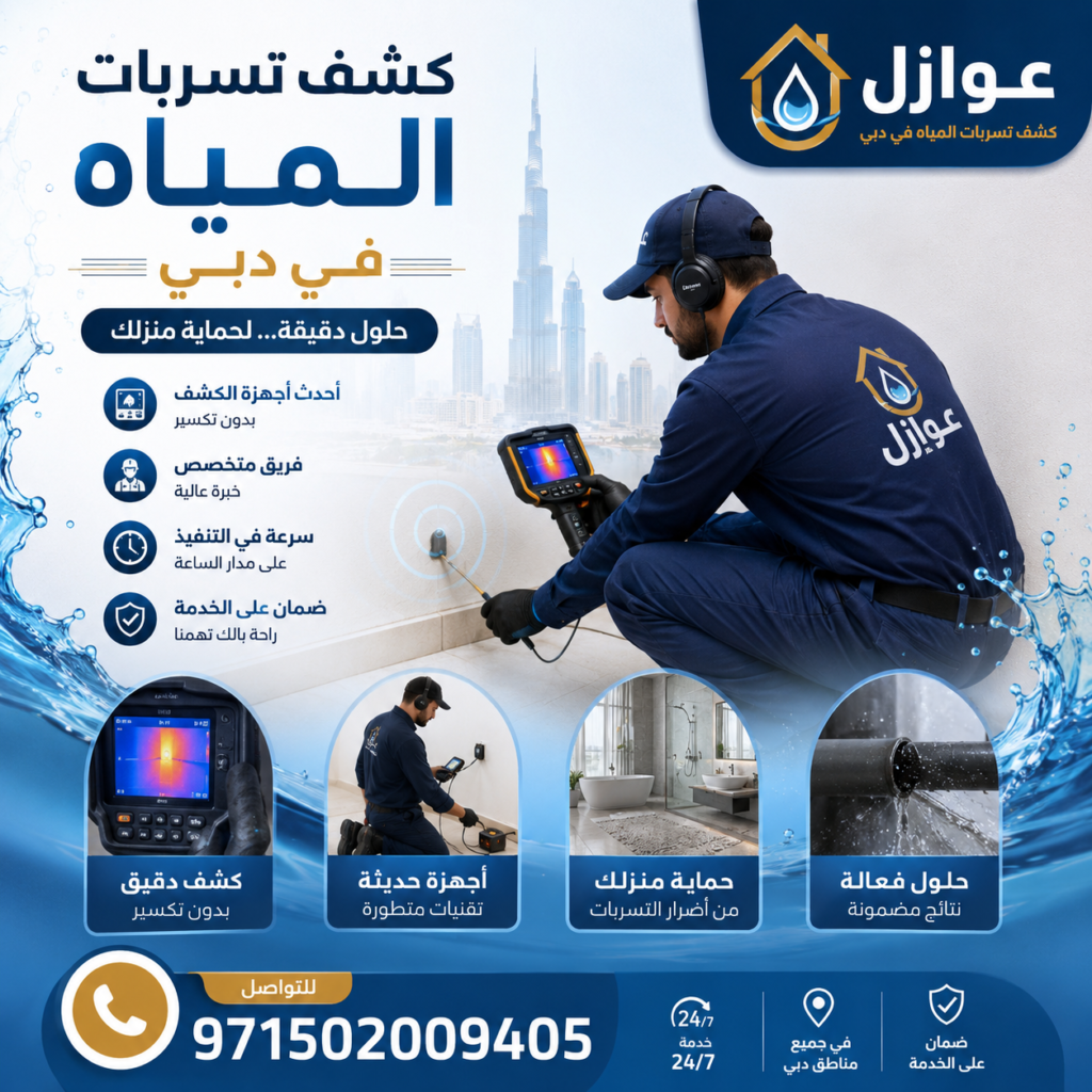 شركة كشف تسربات المياه في راس الخيمة